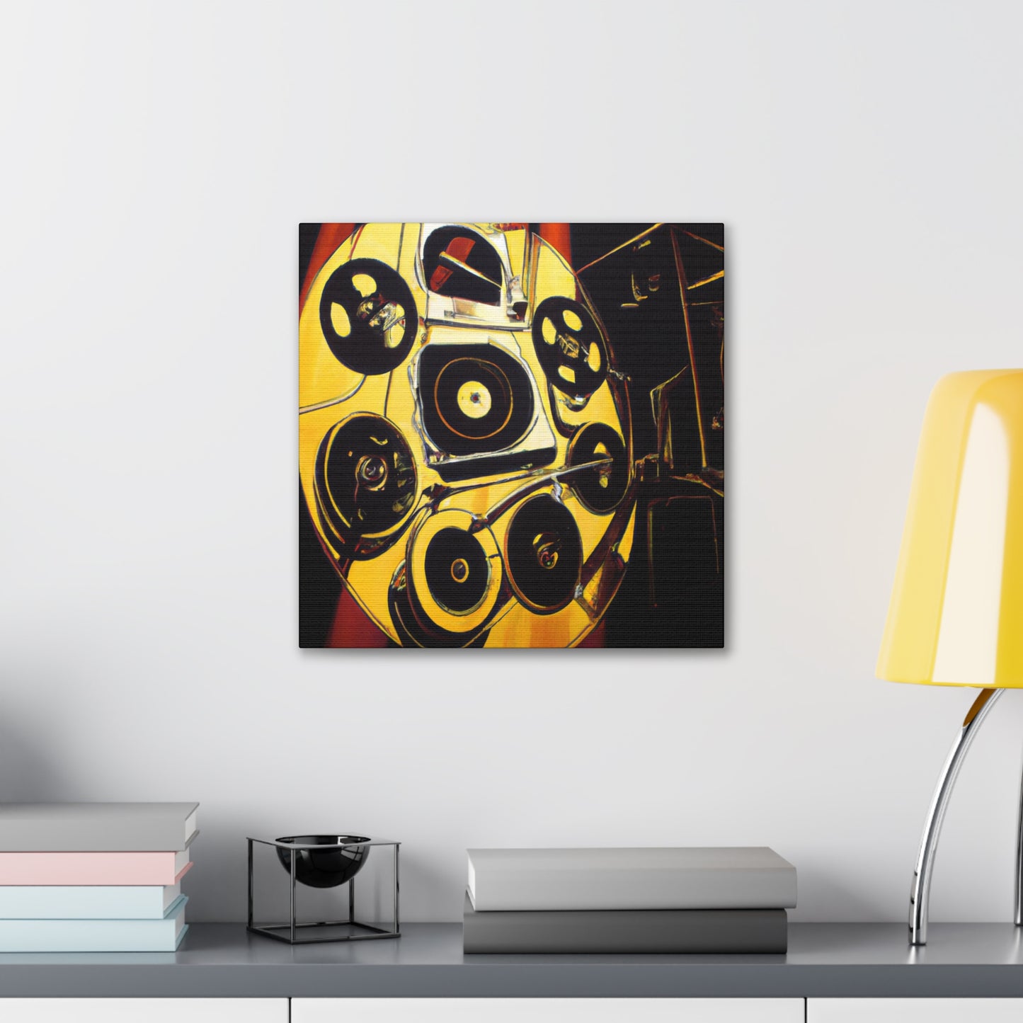 "Reel to Reel Bliss" - Canvas