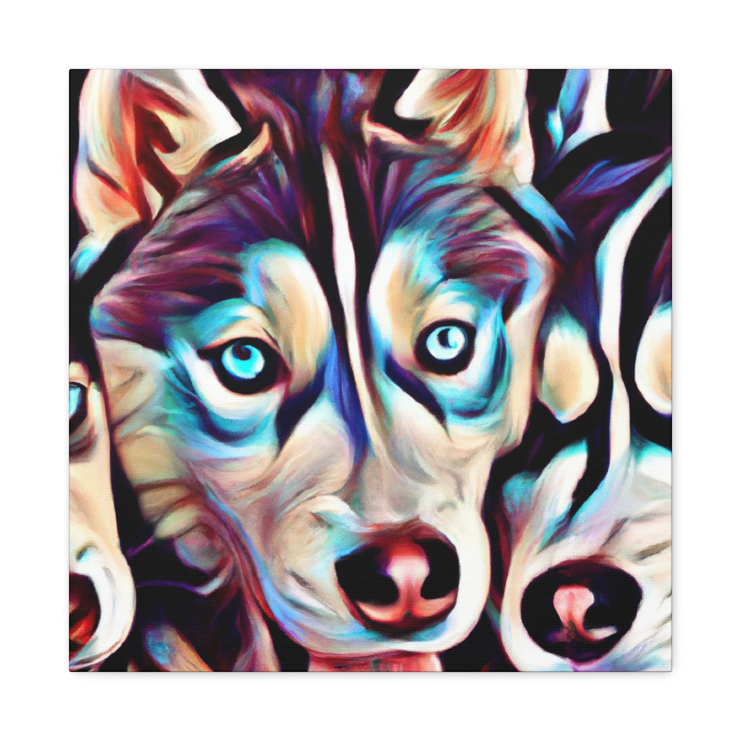 Siberian Husky Majesty - Canvas