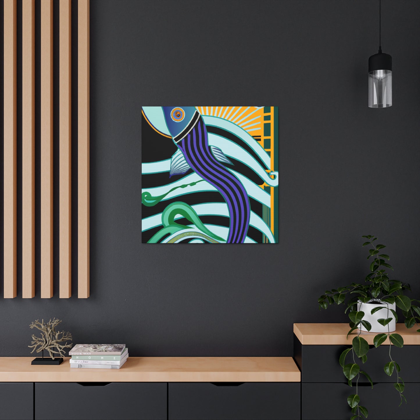 "Electrifying Eel Eccentricity" - Canvas