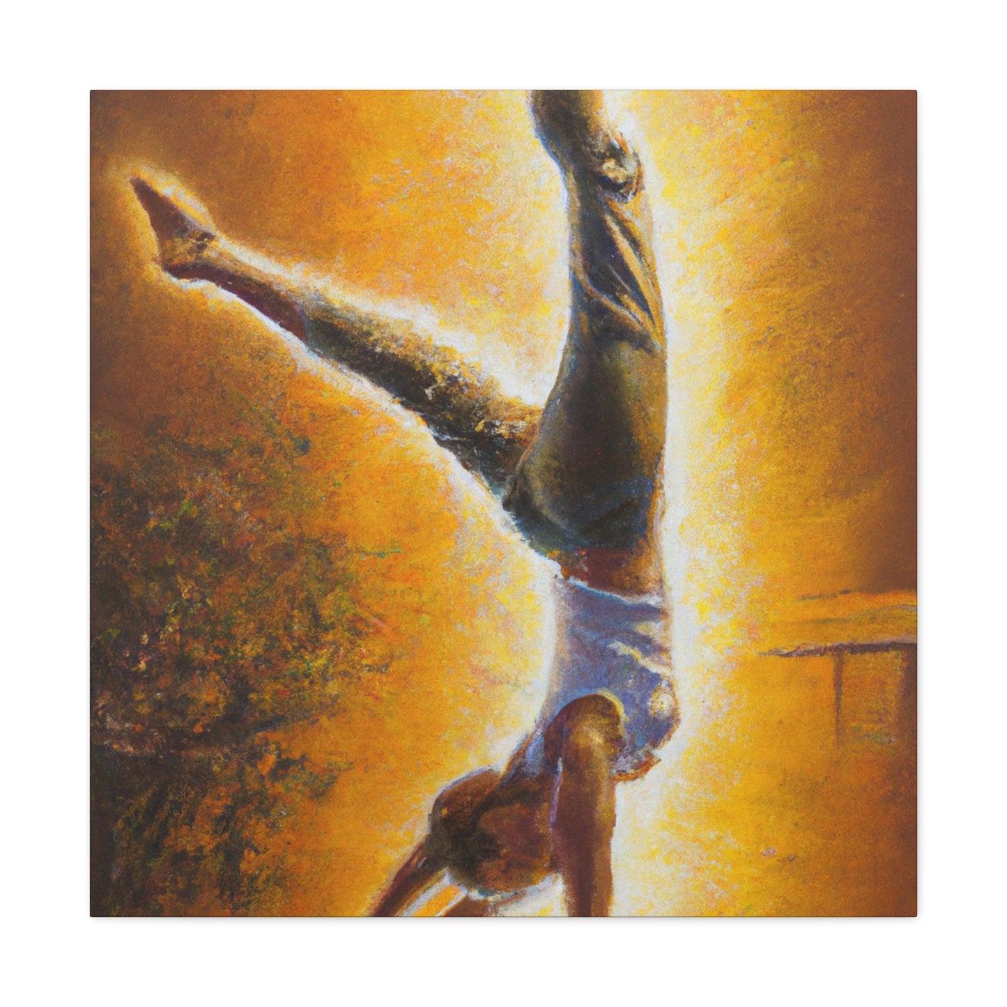 Yoga in Reflection - Canvas