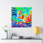 "Squirrel in Fauvism" - Canvas