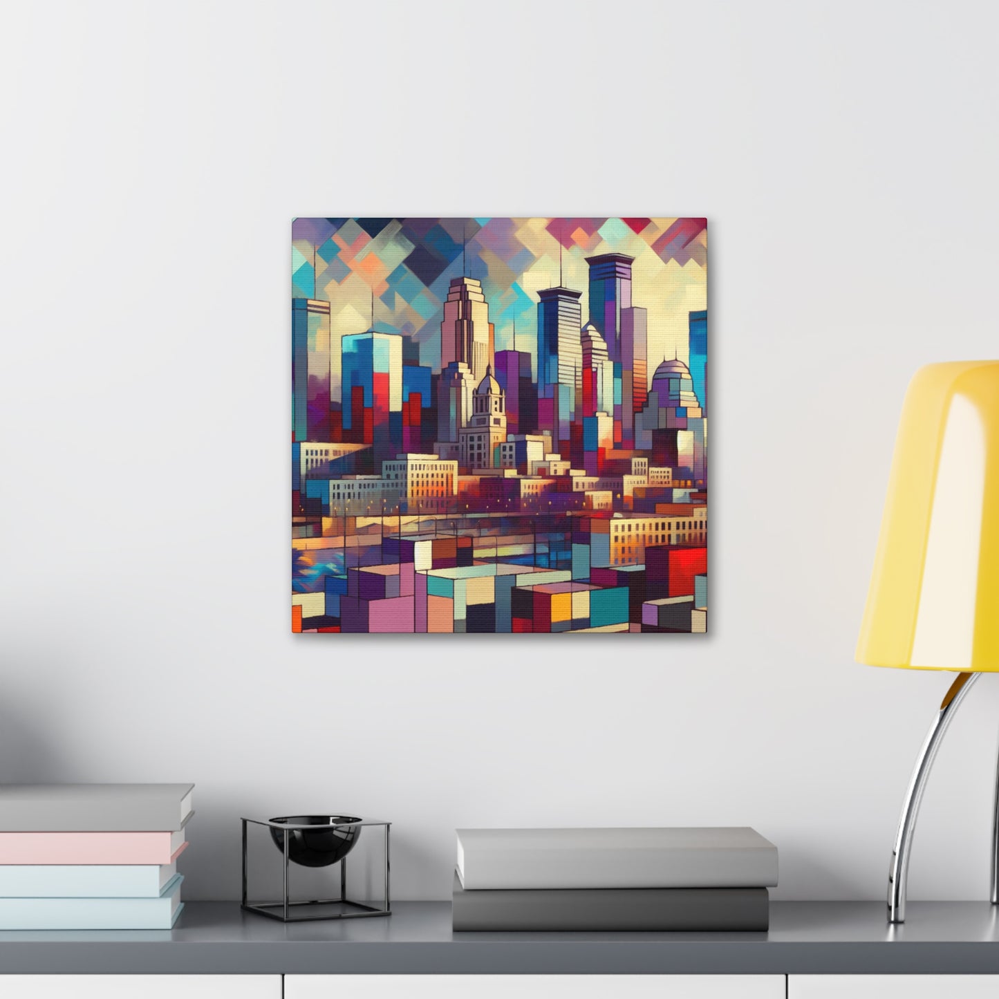 "Vibrant Urban Dreams" - Canvas