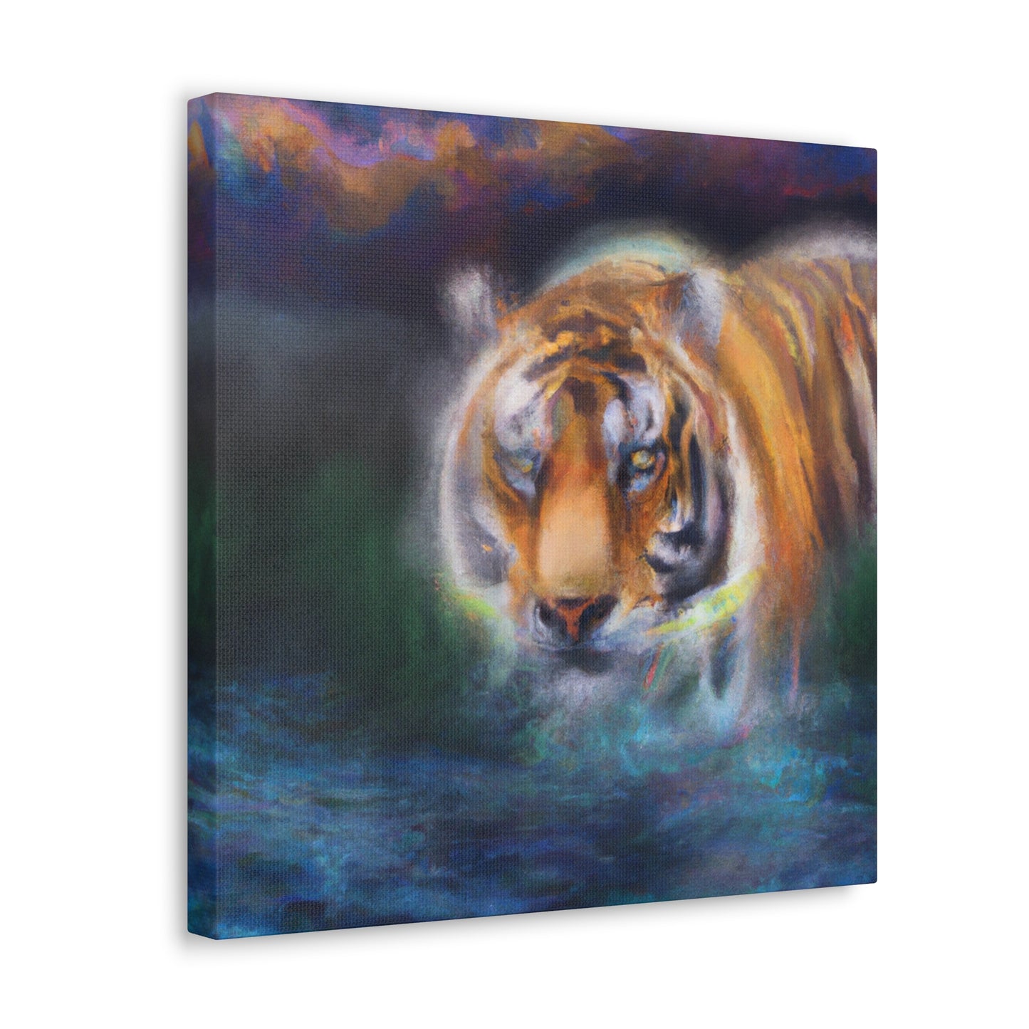 Tiger Roaring Redux - Canvas