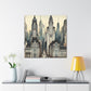 Cityscape Symphony in Bloom - Canvas