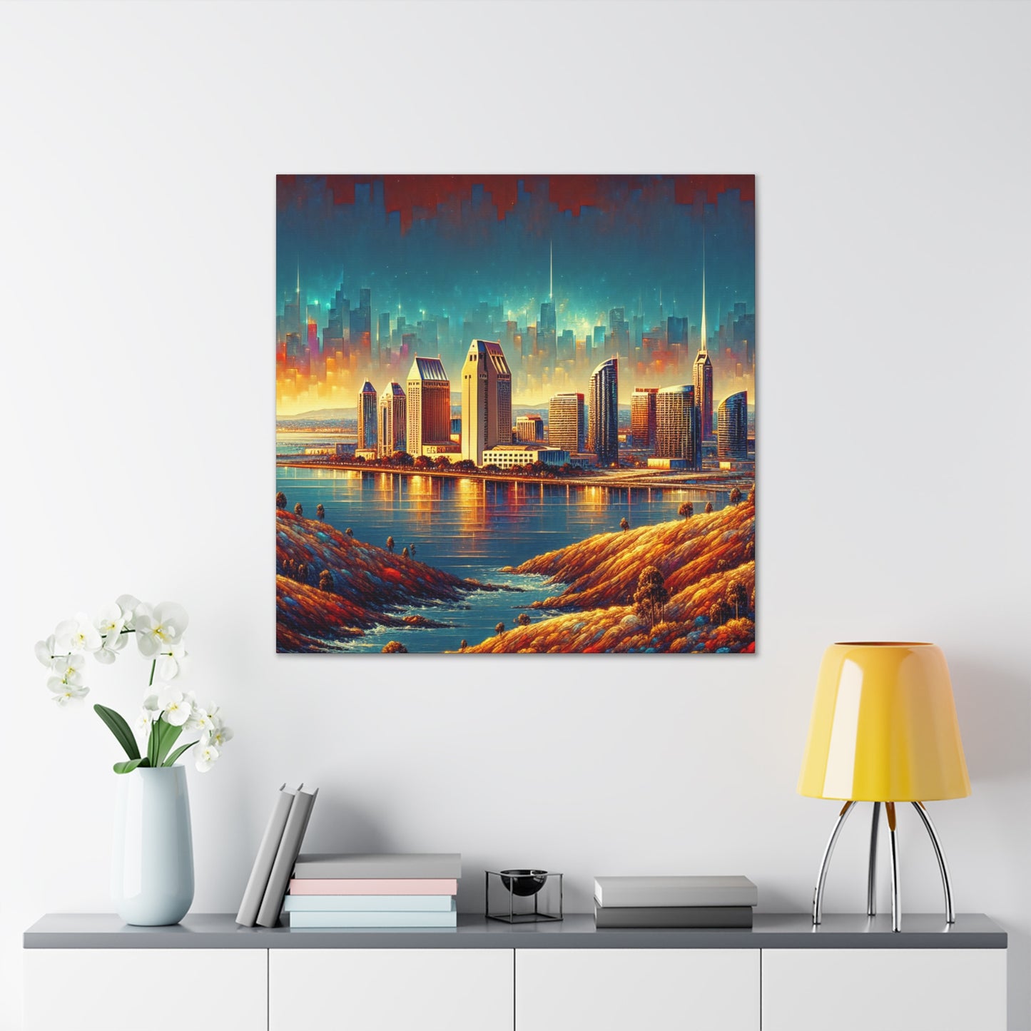 Golden Horizon of California - Canvas