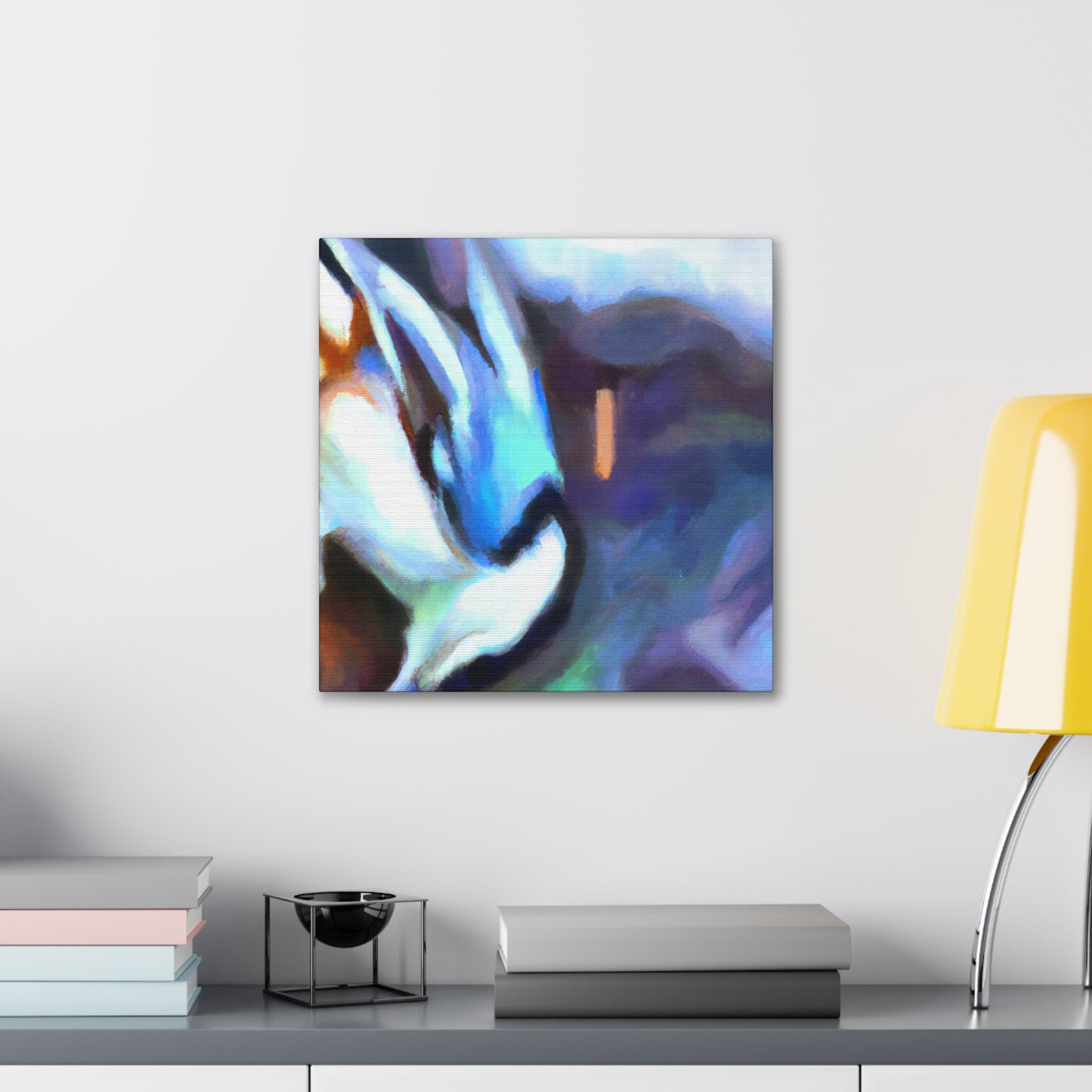 "Four White Nuthatches" - Canvas