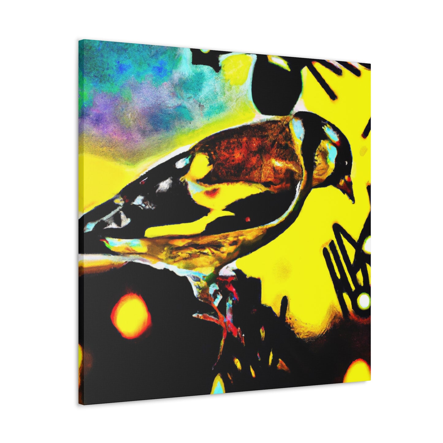 American Goldfinch Abstraction - Canvas