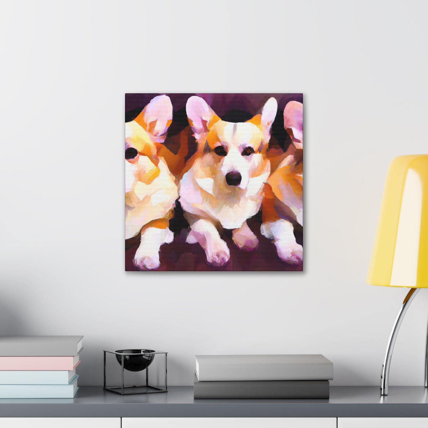 Corgi's Complicit Aloofness - Canvas