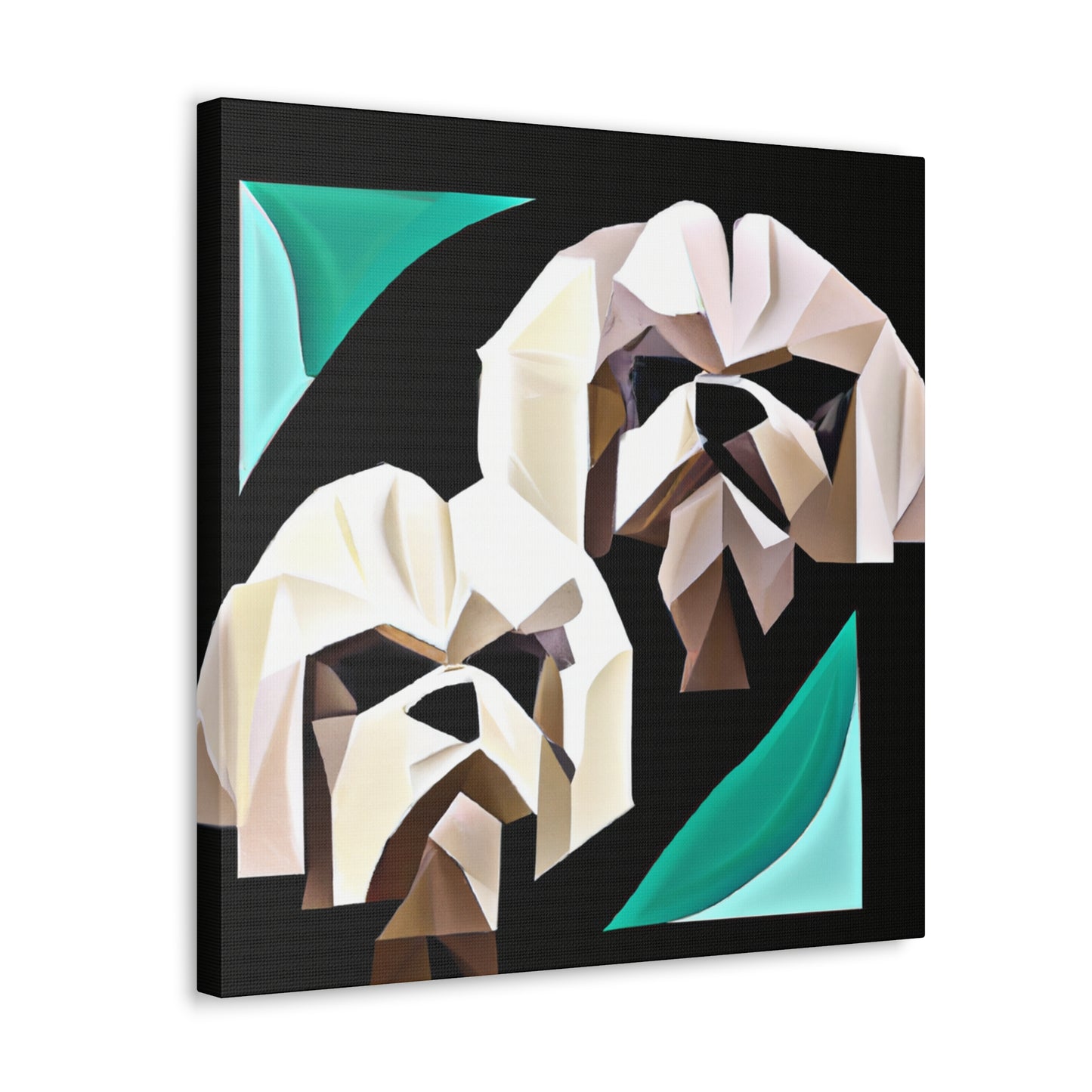 "Shih Tzu in Deco" - Canvas