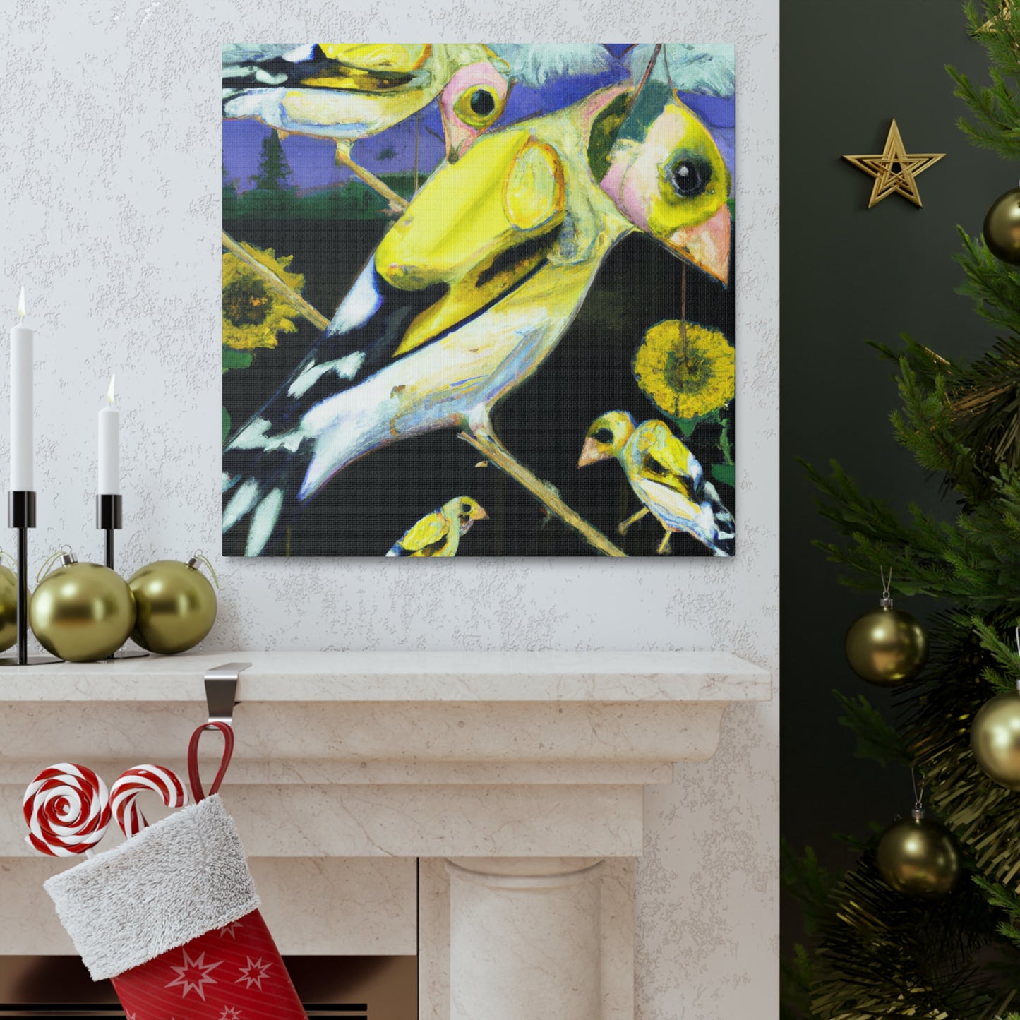 American Goldfinch Wonder - Canvas