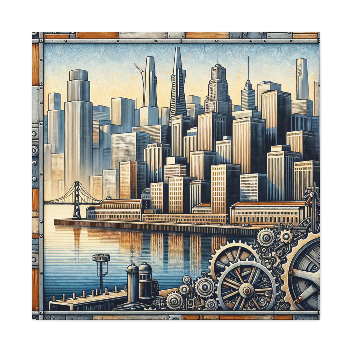 Cityscape Serenade - Canvas