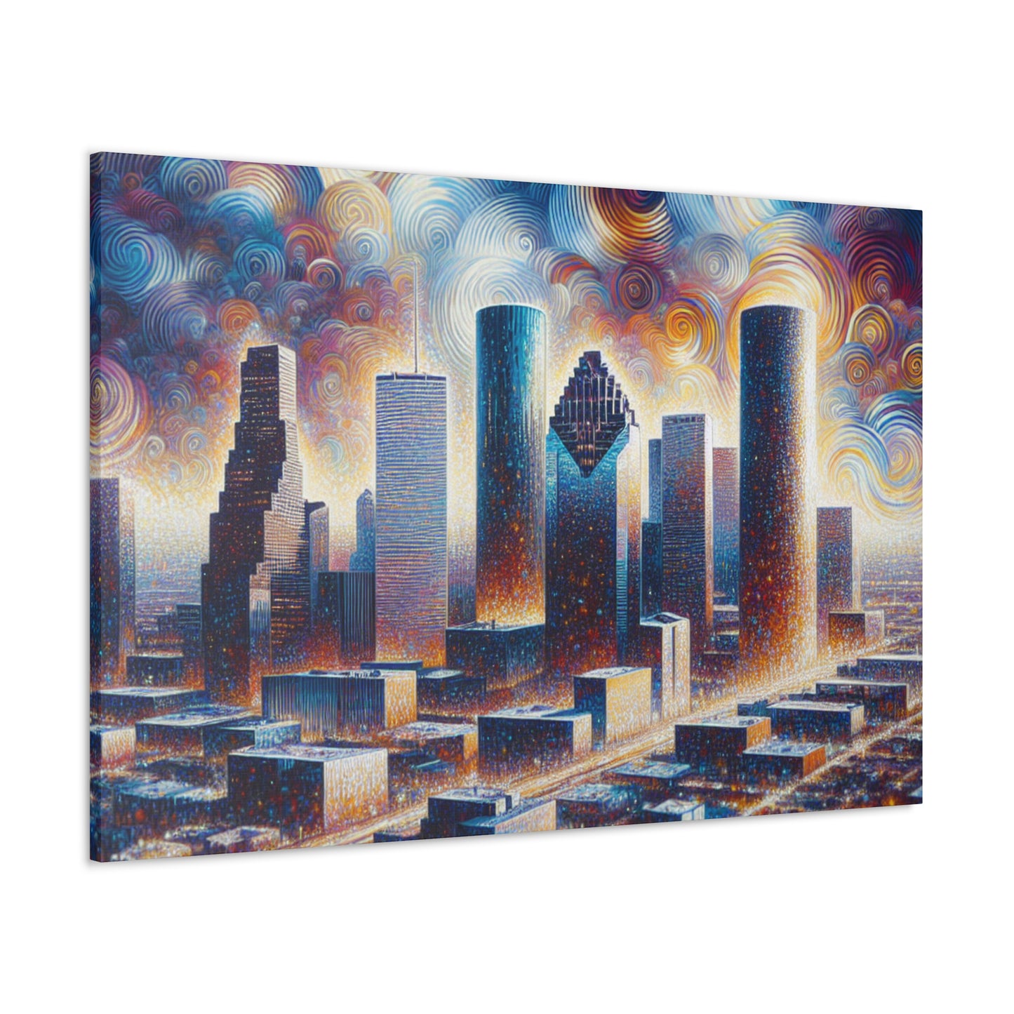 "Urban Visions Unveiled" - Canvas