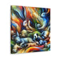 Dreaming Wildlife Serenity - Canvas