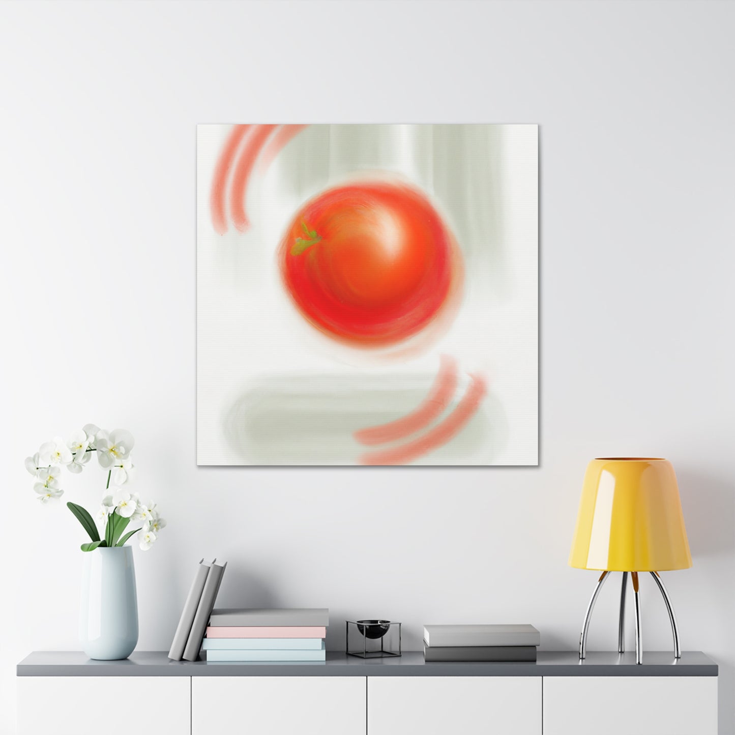 Tomato: Minimalist Masterpiece - Canvas