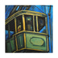 Cable Car in Bloom - Canvas