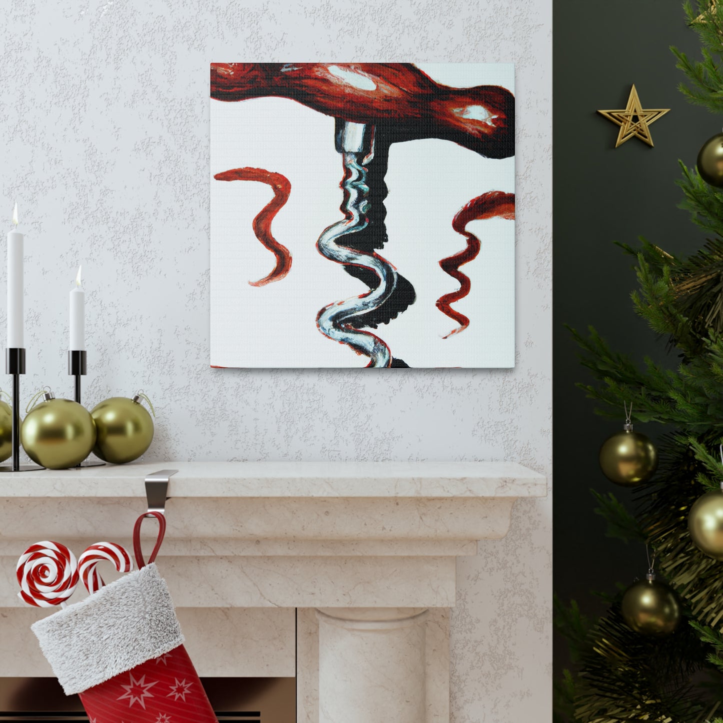 "Corkscrew in Hyperrealism" - Canvas