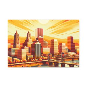 "Enchanting Vistas of Portland" - Canvas