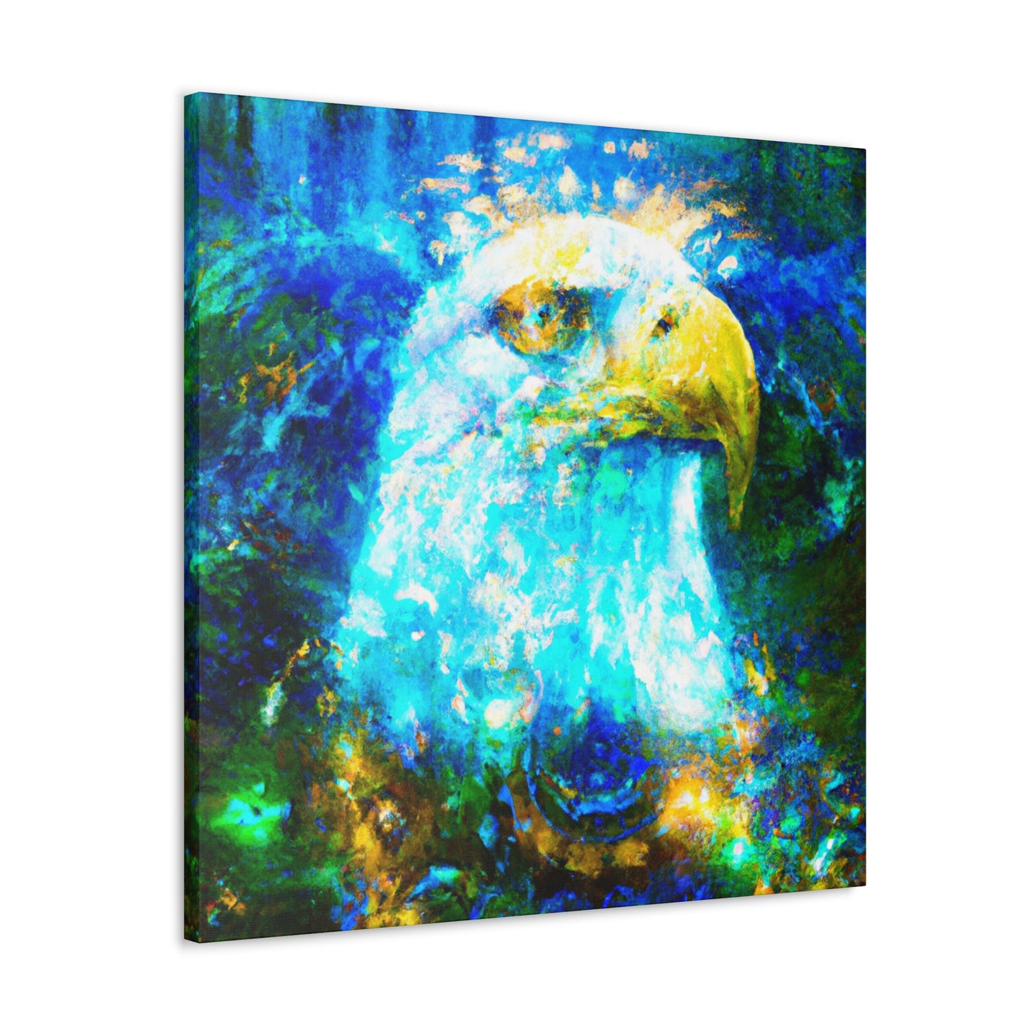 "The Steampunk Eagle Soars" - Canvas