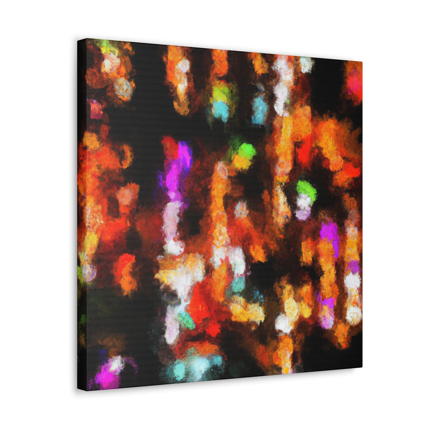 "Christmas Lights Glittering" - Canvas