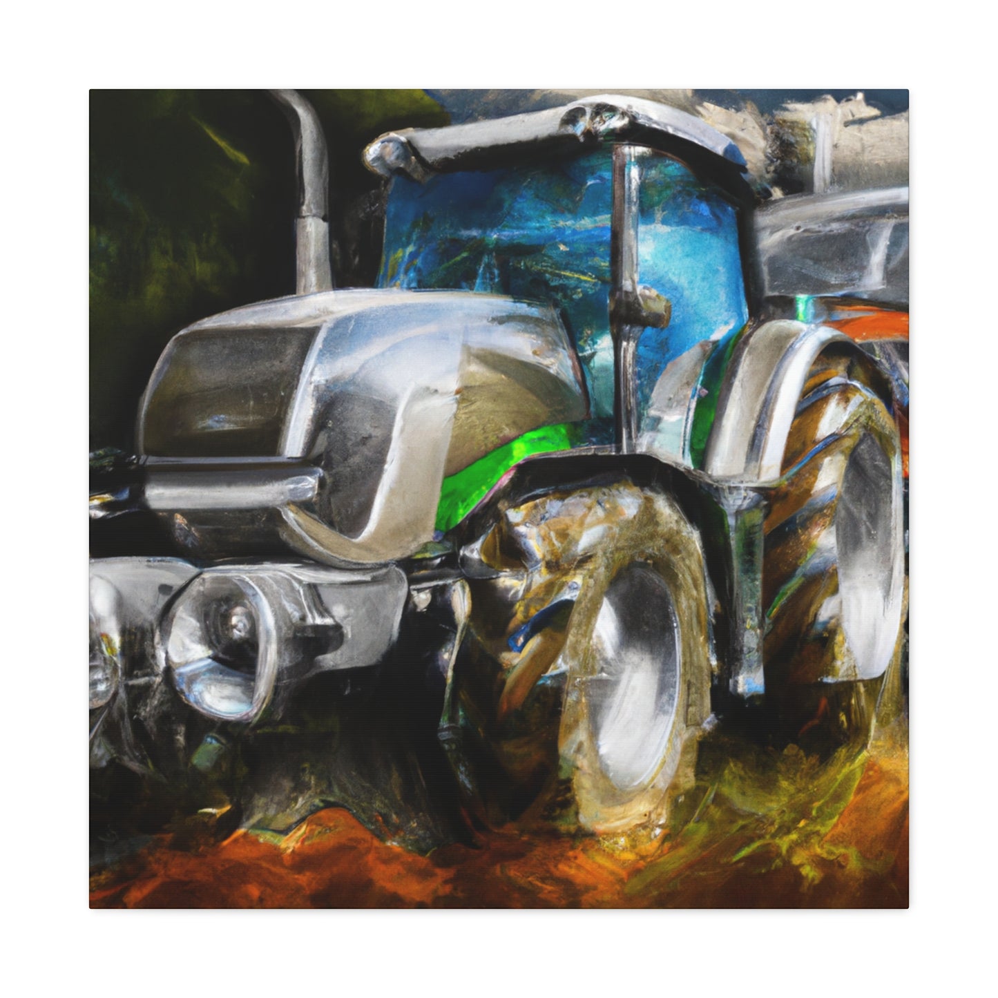 Reaping the Harvest Tractors - Canvas