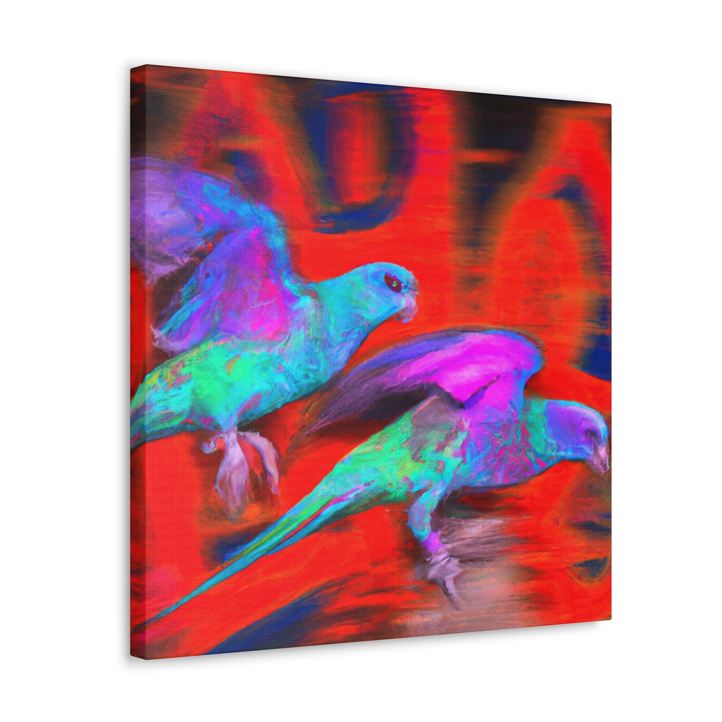 "Pionus in the City" - Canvas