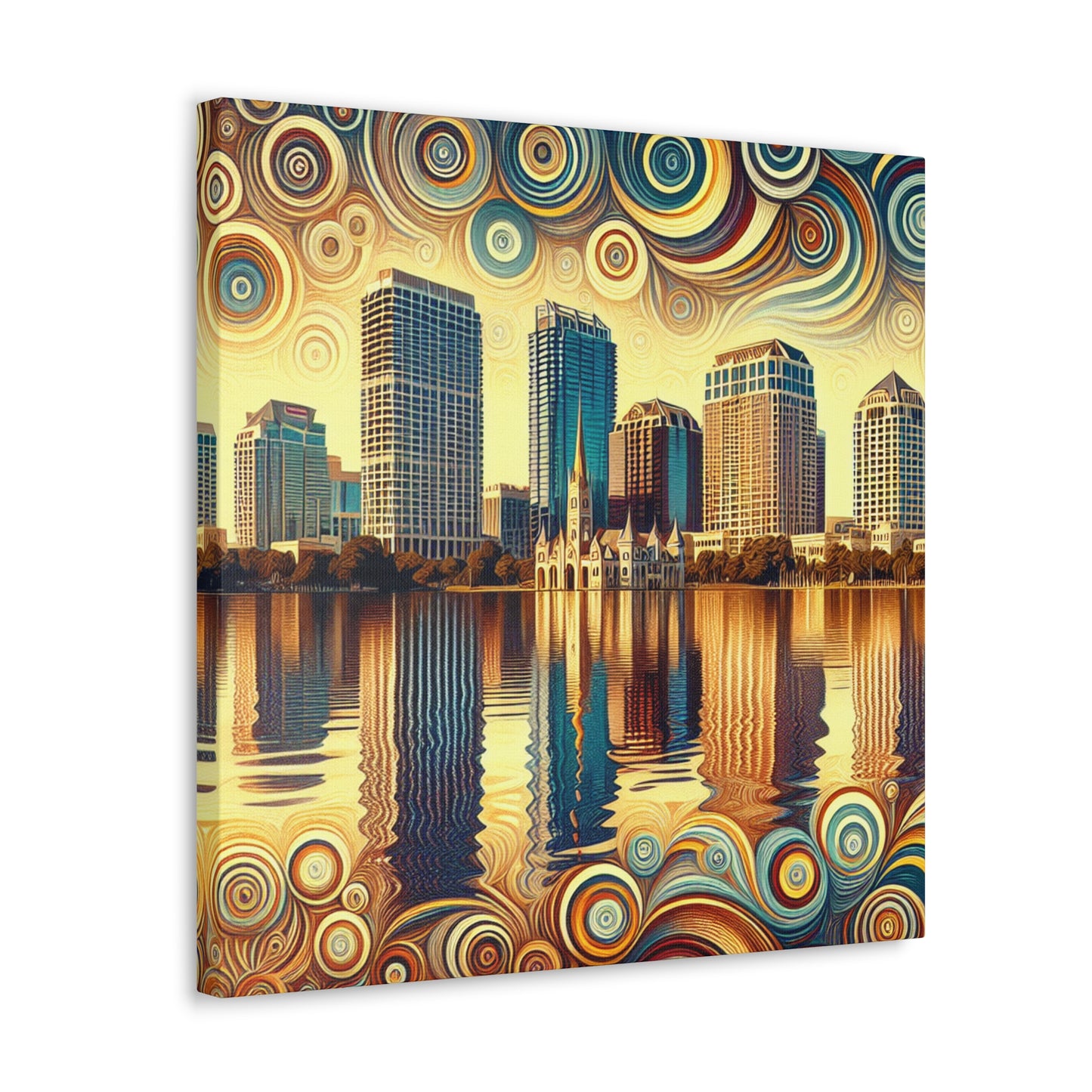 Sunlit Serenity: Orlando Reverie - Canvas