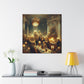 Exuberant Opulence: Midnight Revelry - Canvas