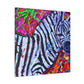 "Zebra Striped Wonder" - Canvas