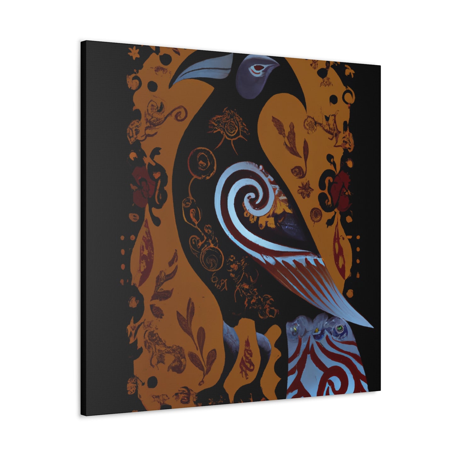 "American Crow Art Deco" - Canvas