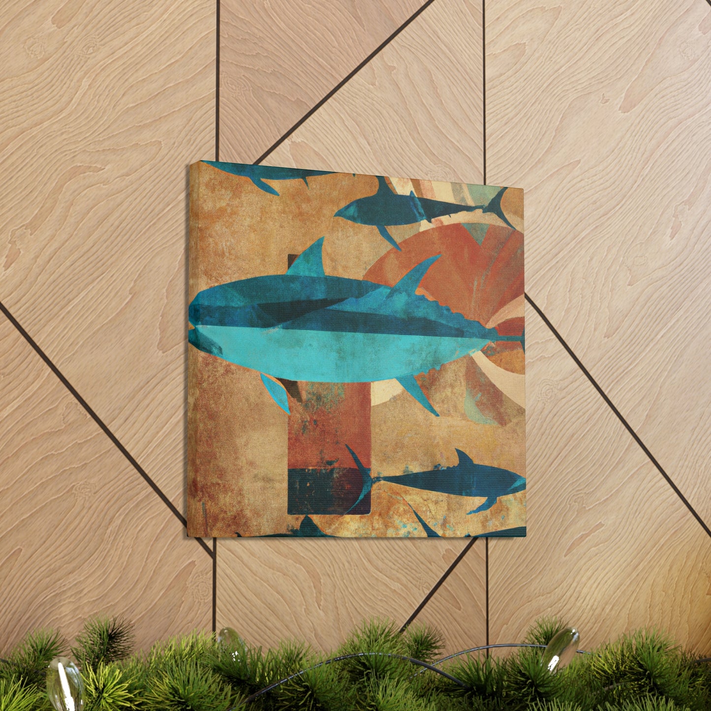 "Tuna in Art Deco" - Canvas