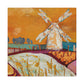 Windmill In Motion - Canvas