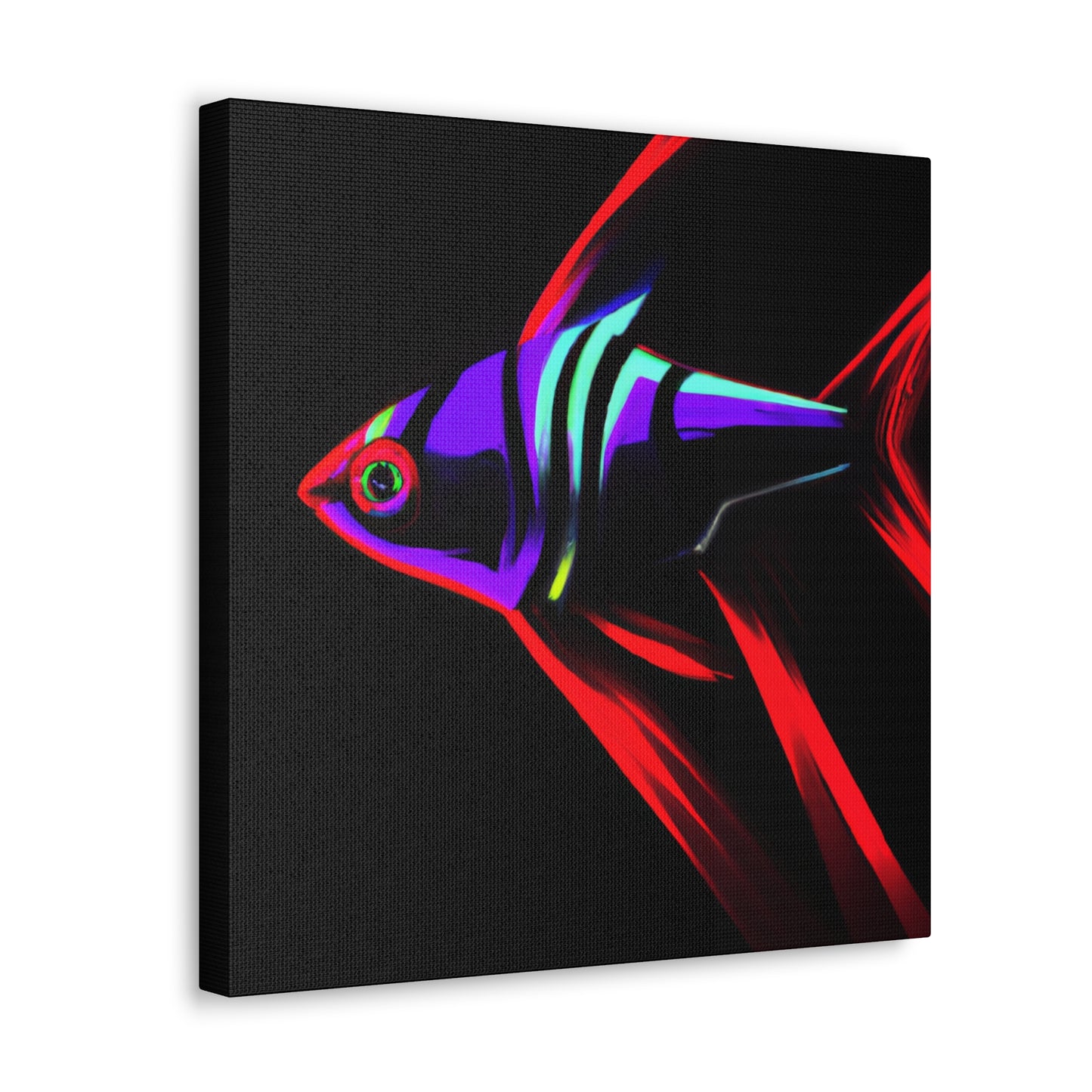 "Neon Tetra Singing Songs" - Canvas