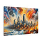 "Apocalyptic Urban Resurgence" - Canvas