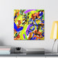 "Expressive Colorful Maize" - Canvas