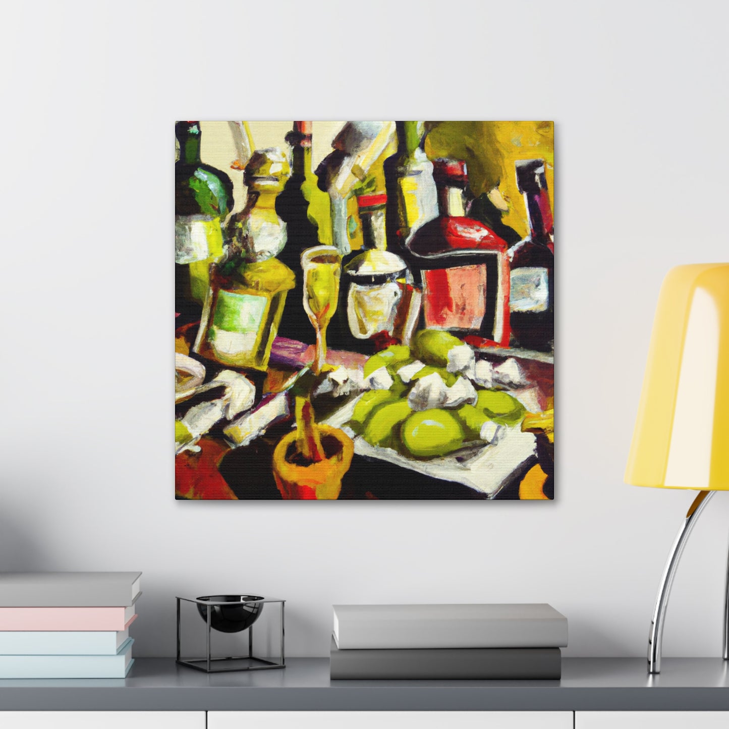 "Cocktails in Fauvism" - Canvas