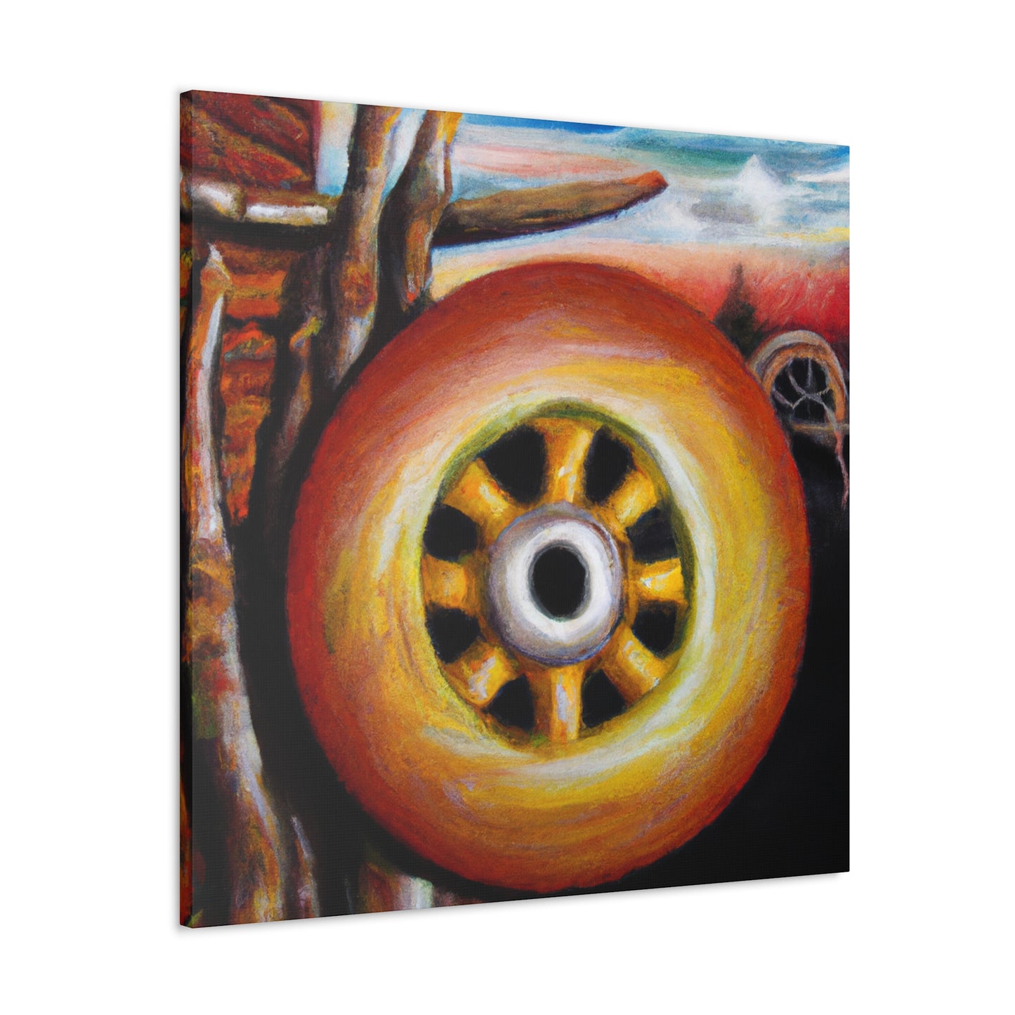 "Wheels in a Dreamscape" - Canvas