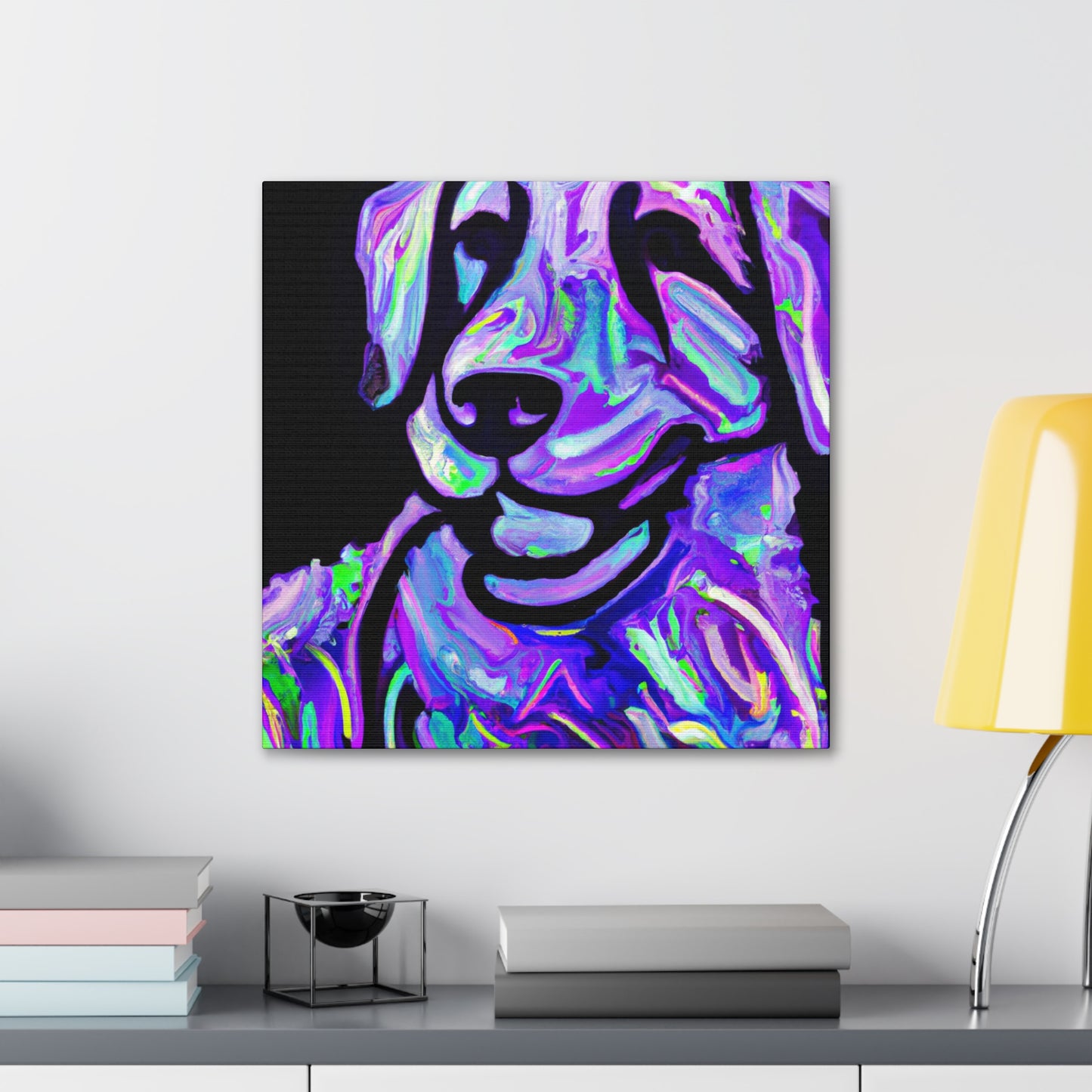 "Labrador in Expressionism" - Canvas