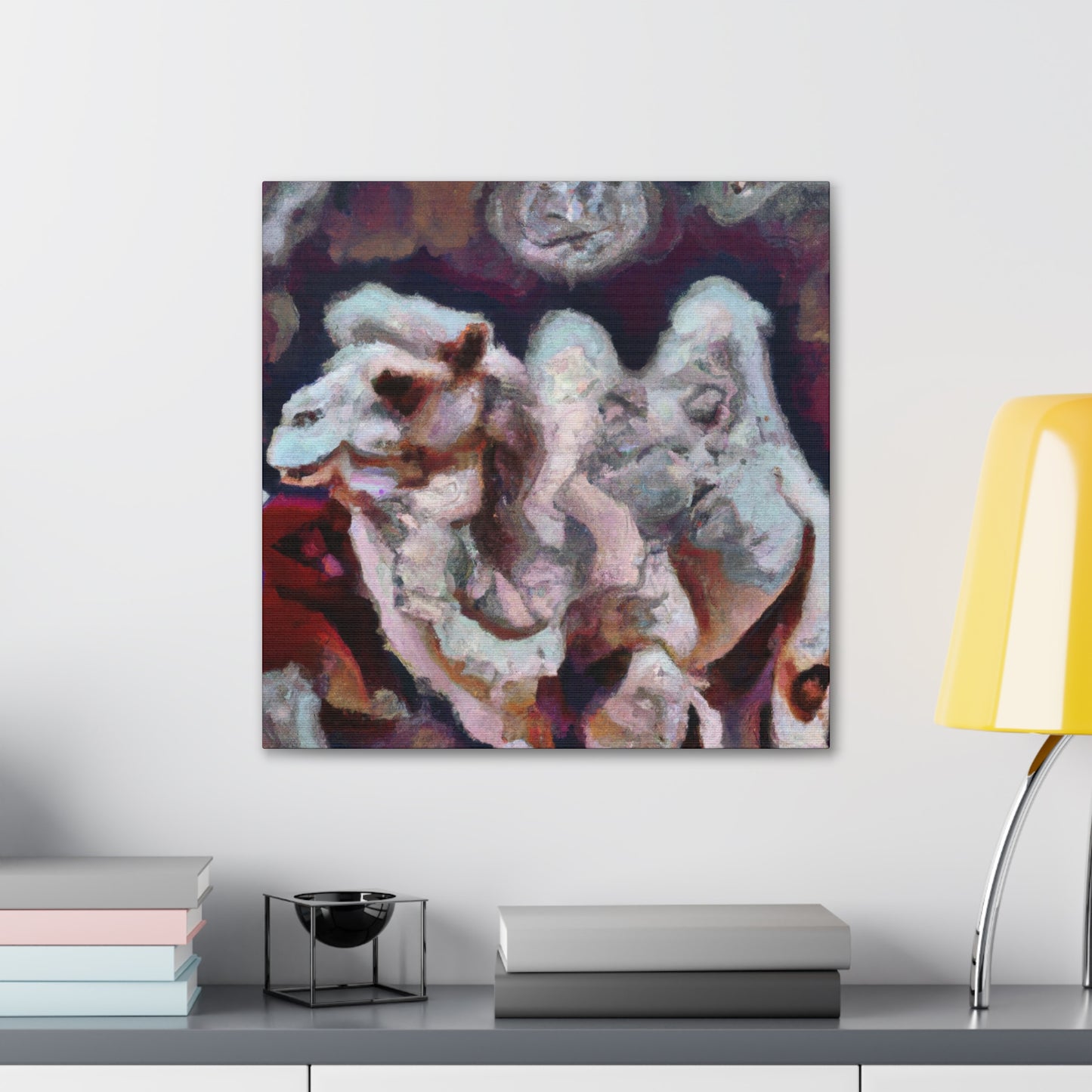 "Bactrian Camel Dreamscape" - Canvas