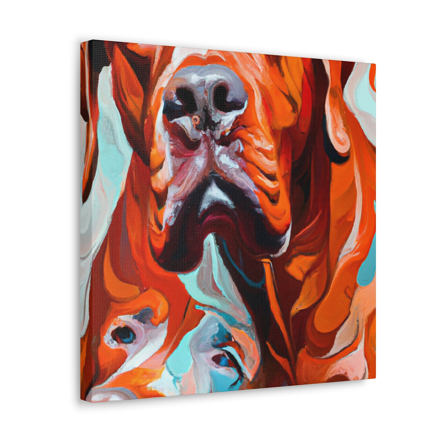 Ridgeback in Red Sunrise - Canvas