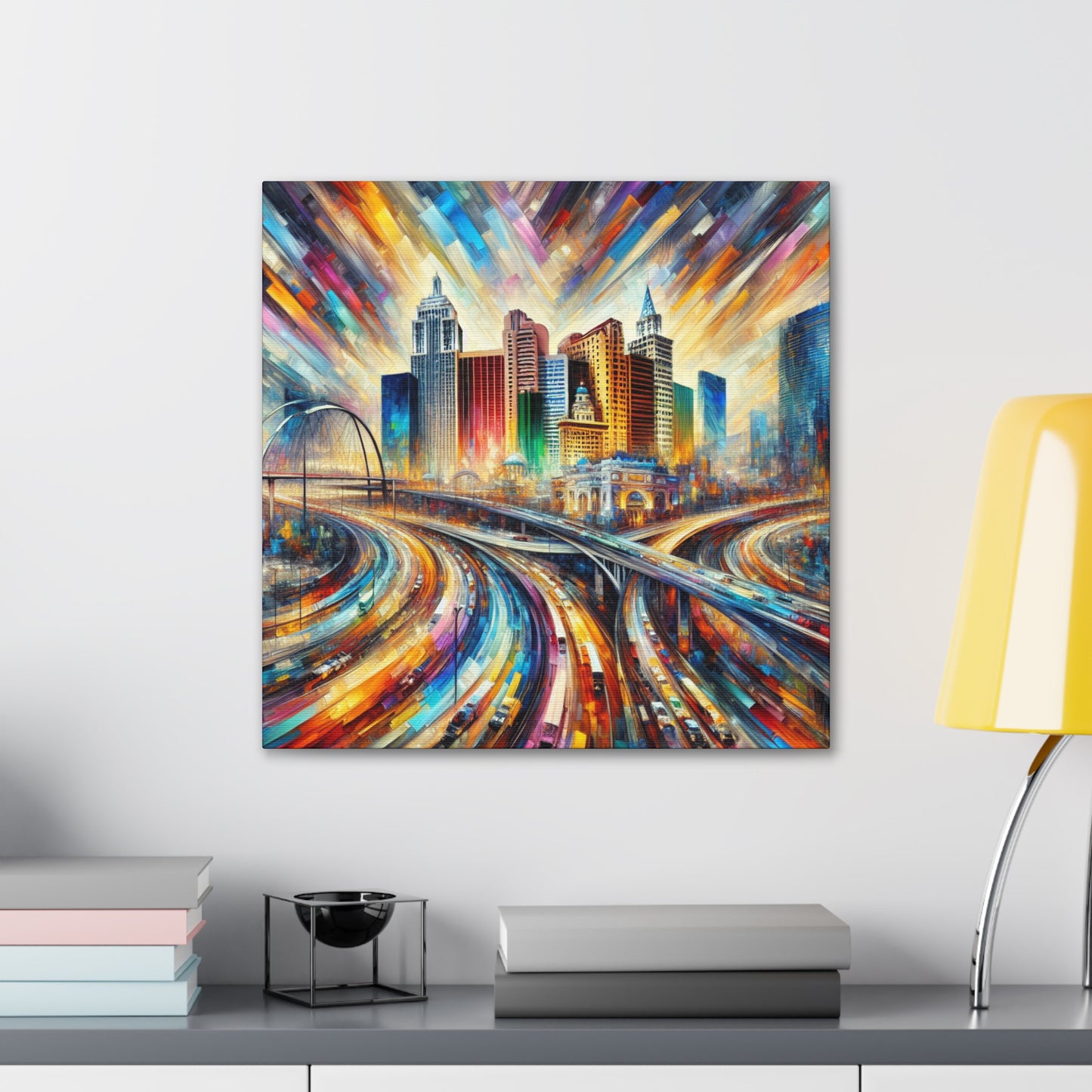 Glimmers of Sin City - Canvas