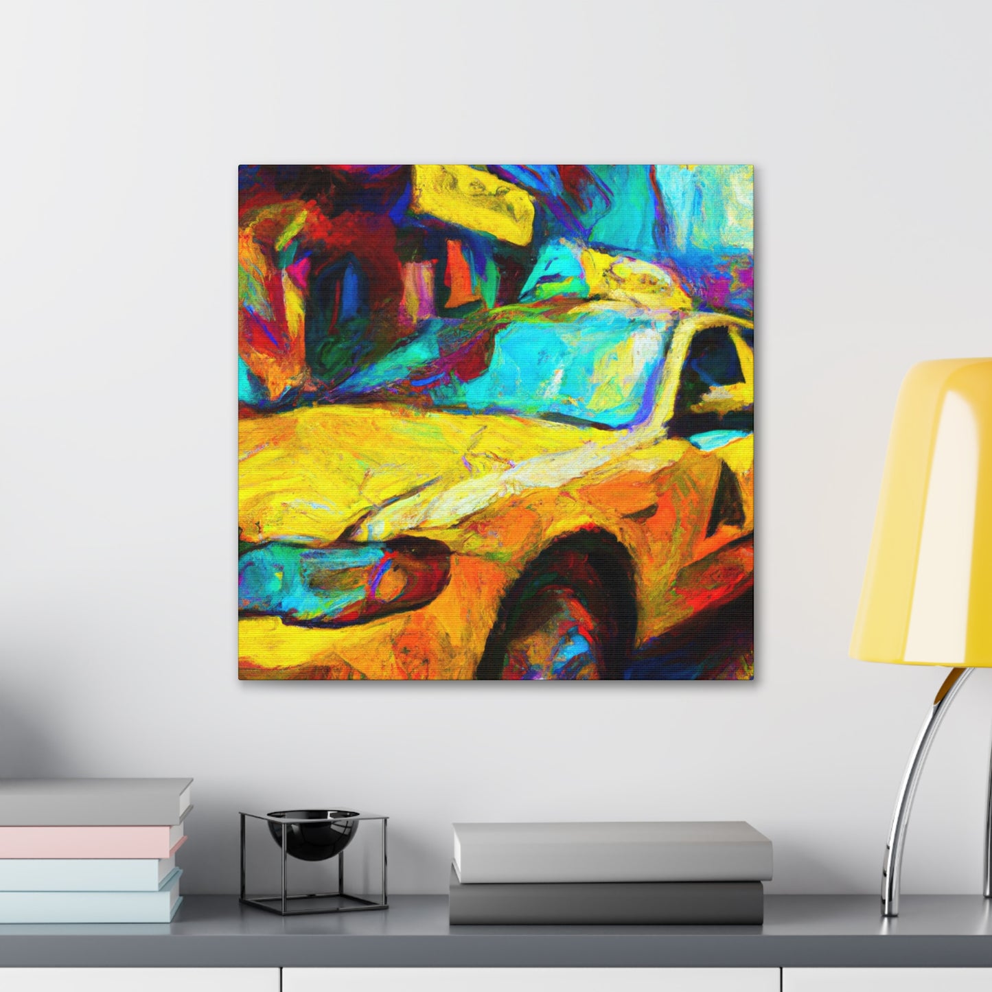 Riding the Taxicab - Canvas