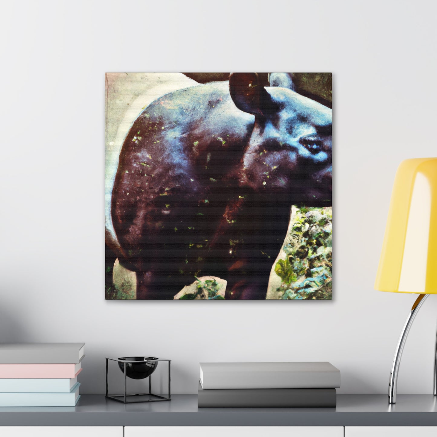 "The Majestic Malayan Tapir" - Canvas