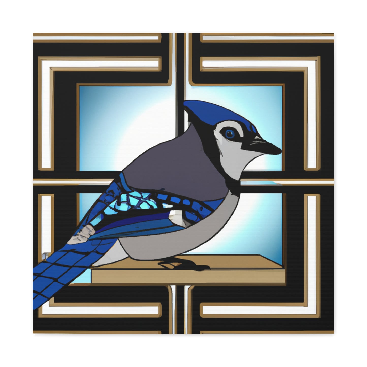 "Blue Jay Illumination" - Canvas