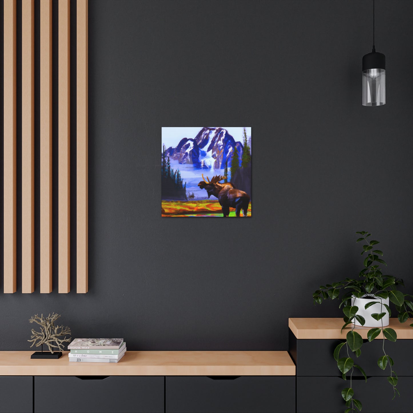 Moose at Sunrise - Canvas