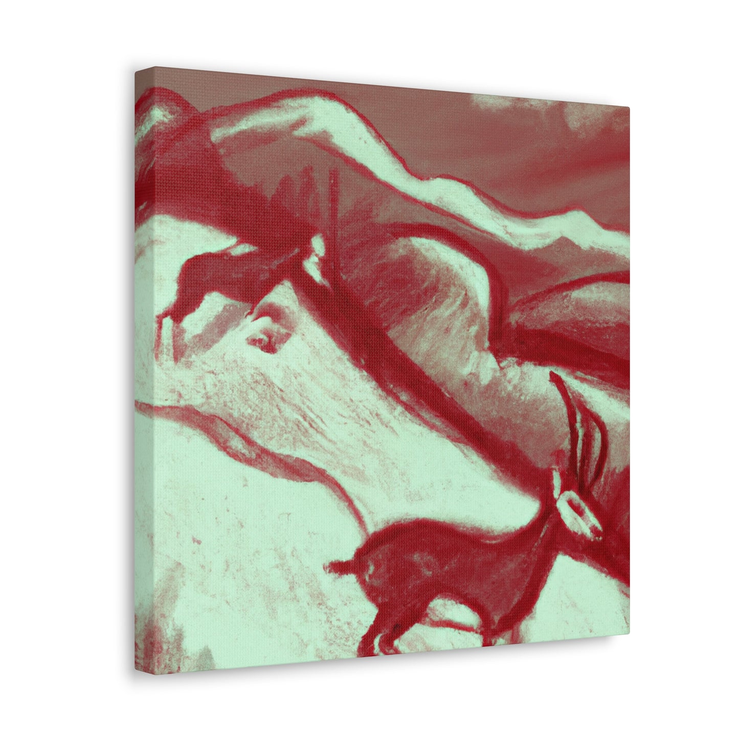 Chamois in the Alps - Canvas