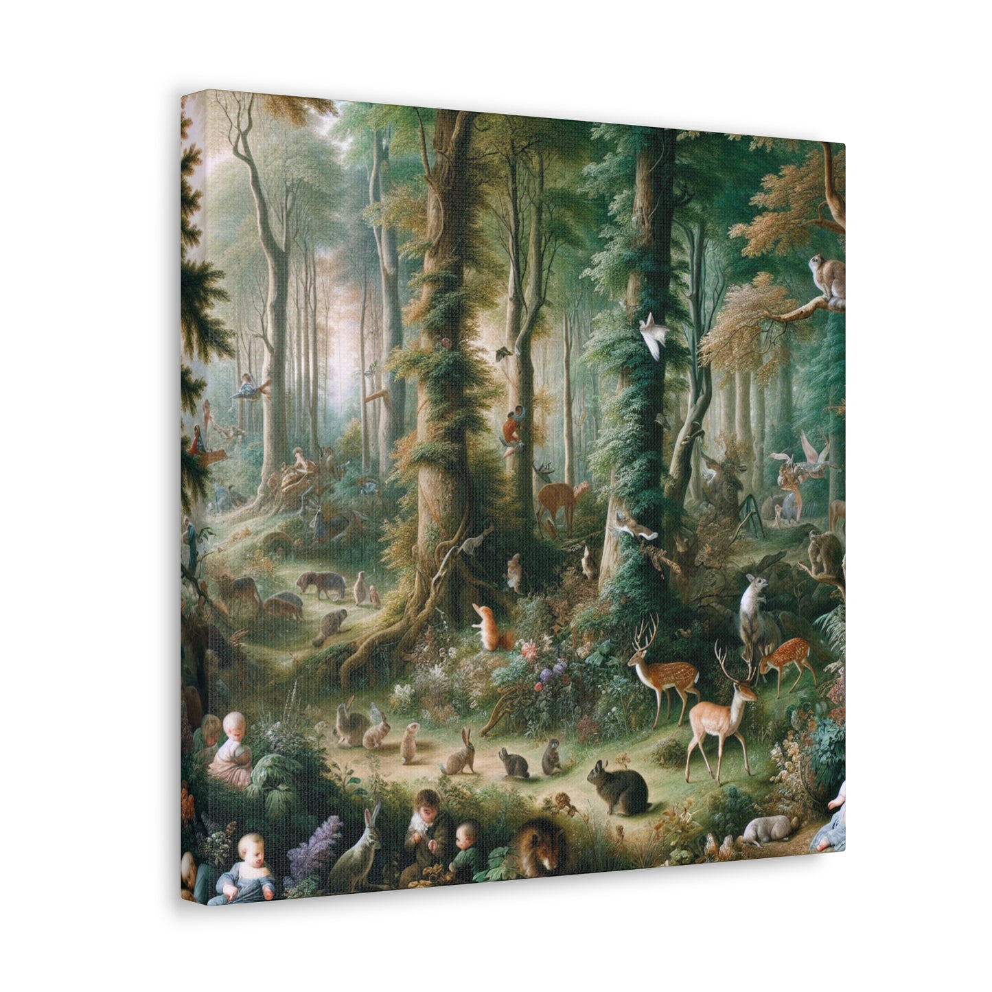 Whispering Woodland Wonders - Canvas