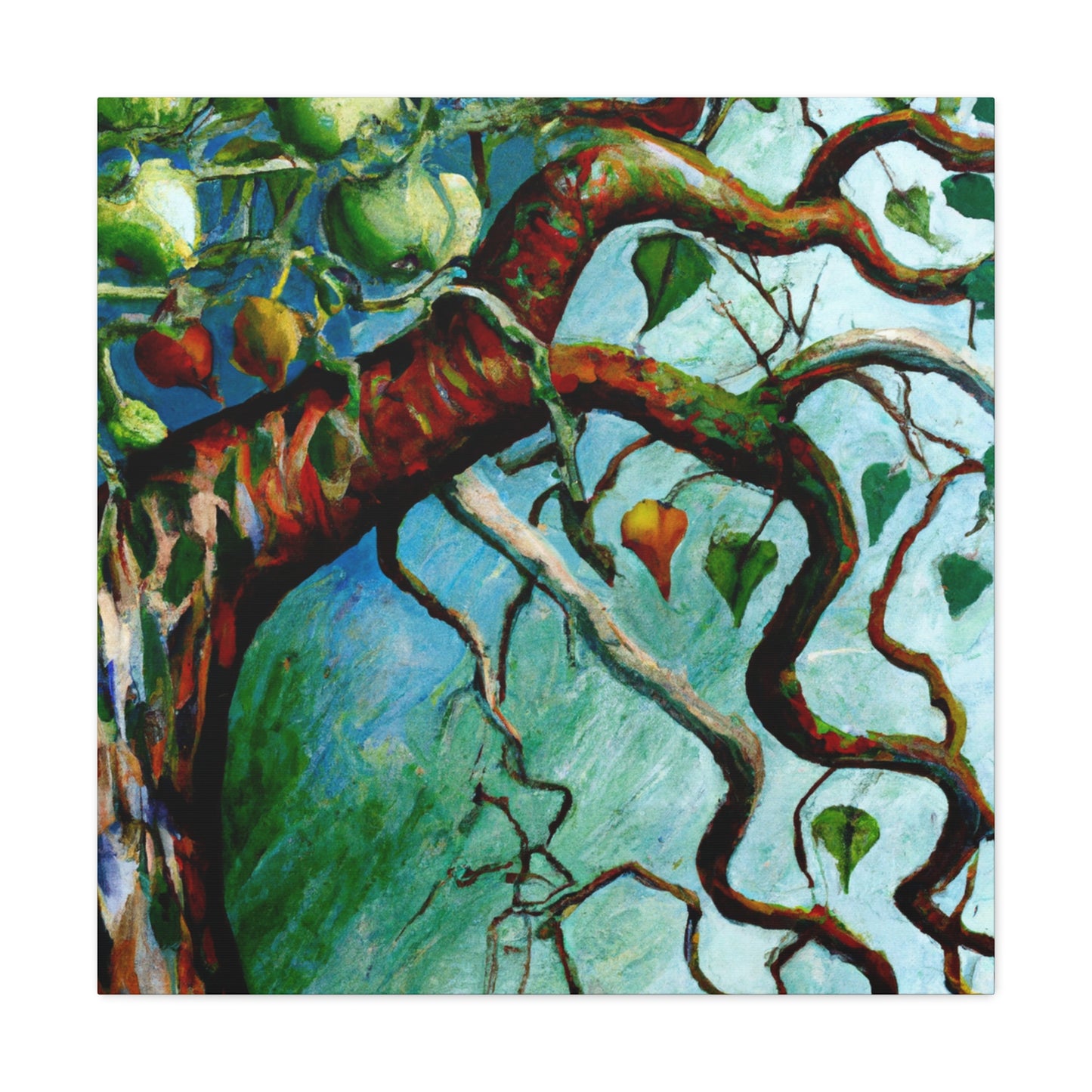 "Apple Tree Blossoms Abound" - Canvas