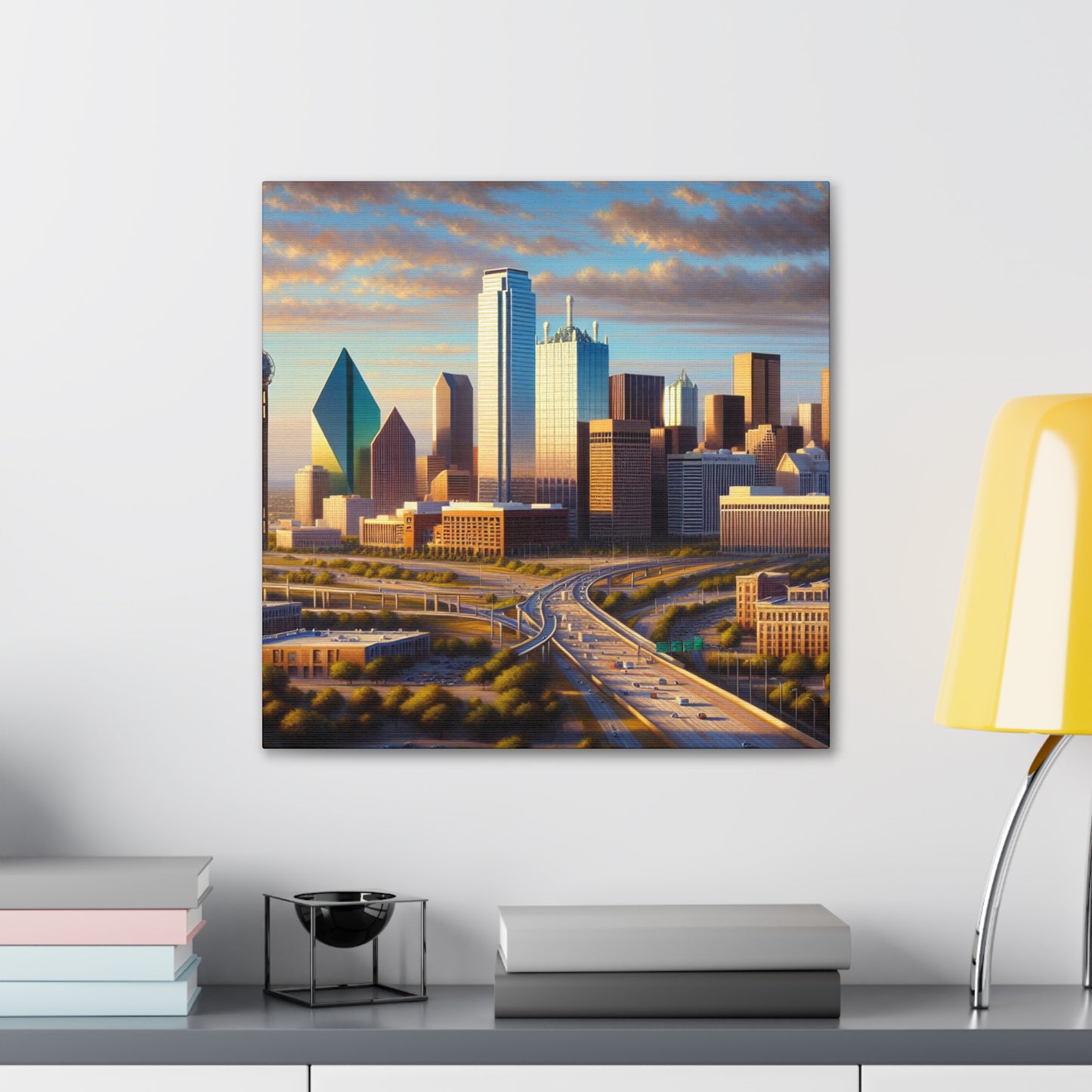 "Lone Star Metropolis Revealed" - Canvas