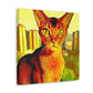 "Abyssinian Pop Adventure" - Canvas