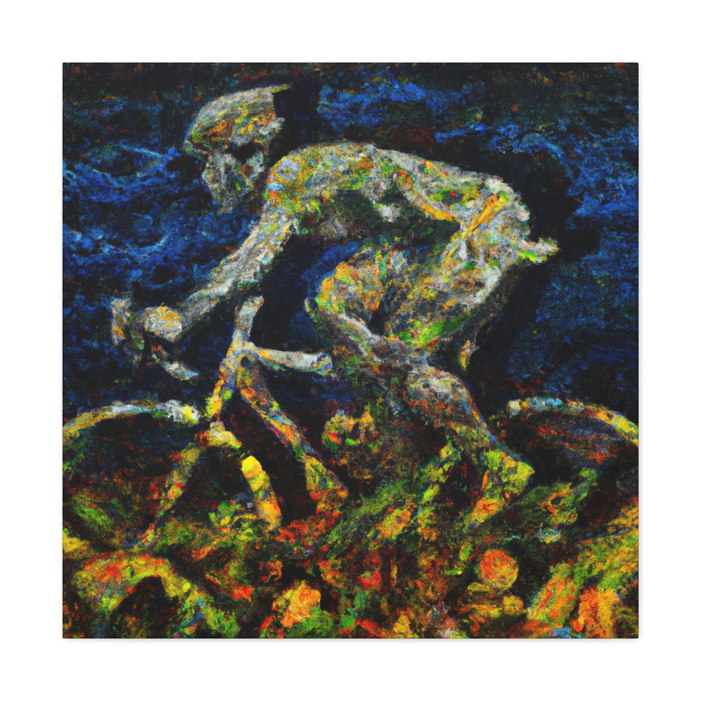 Bicycling Through Impressionism - Canvas